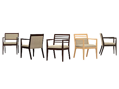 Wood Frame-Five Back Styles